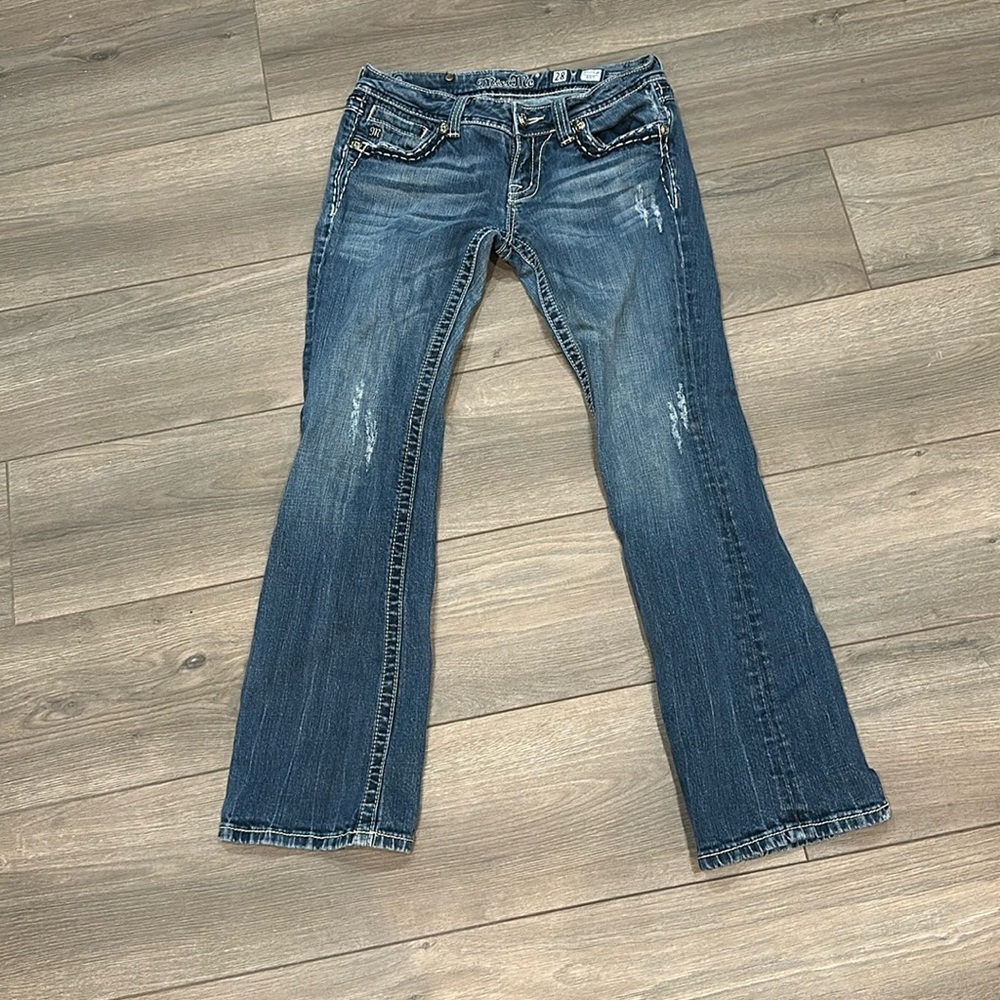 MISS ME Bootcut Low Rise Jeans Sz 28